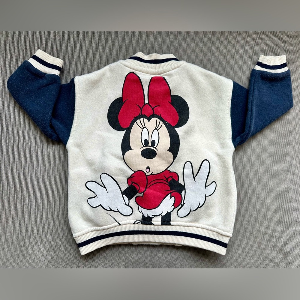 Zara Minnie Mouse Varsity Jacket - Picture 3 of 4